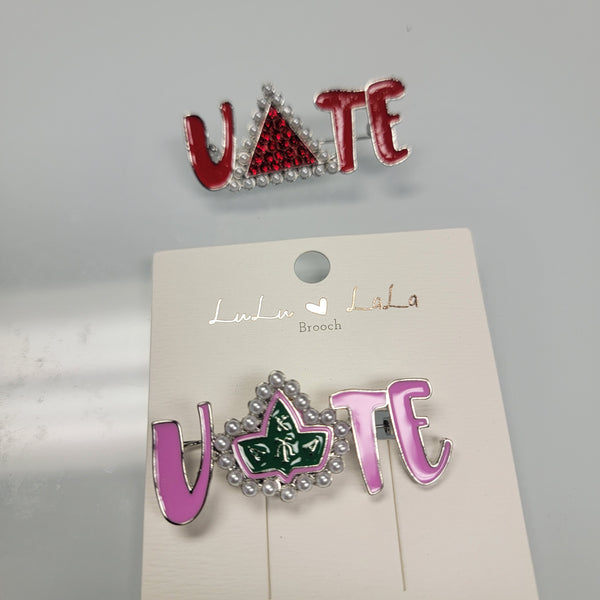 Vote Brooch