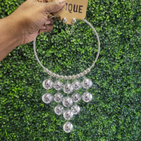 Silver Ball Drop Necklace