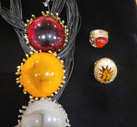 Leather Color Necklace