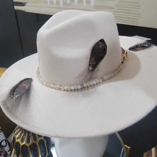 Burned Designer Hat