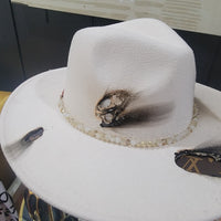 Burned Designer Hat