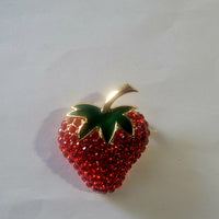 Strawberry Brooch