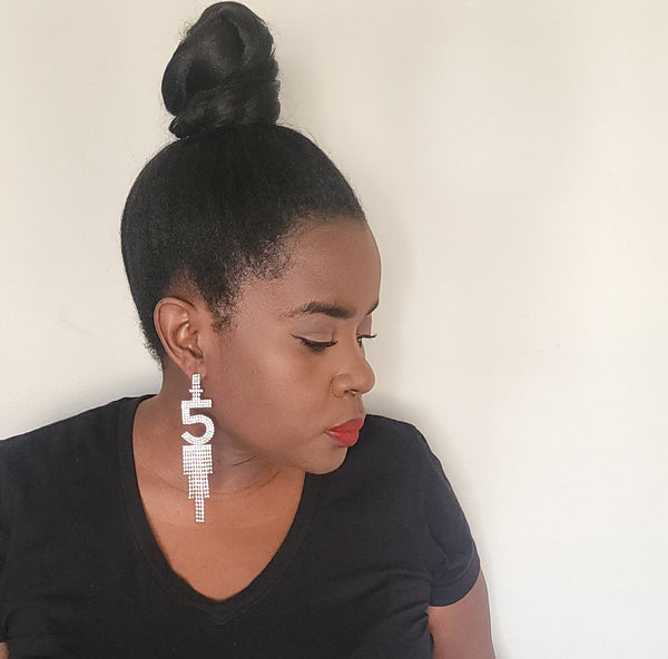 Number 5 Fring Earring