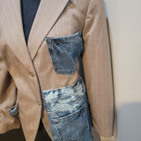Nikki Custom Tan Blazer