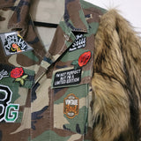 Fur Camo Jacket