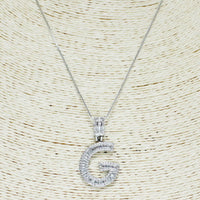 Bling Initial Necklace