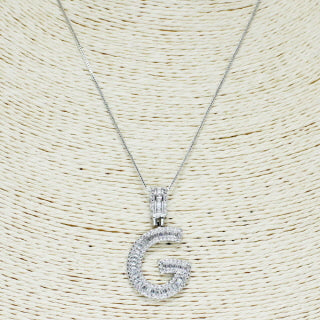 Bling Initial Necklace