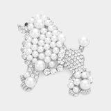 Poodle Brooch