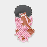 October Pink Brooches