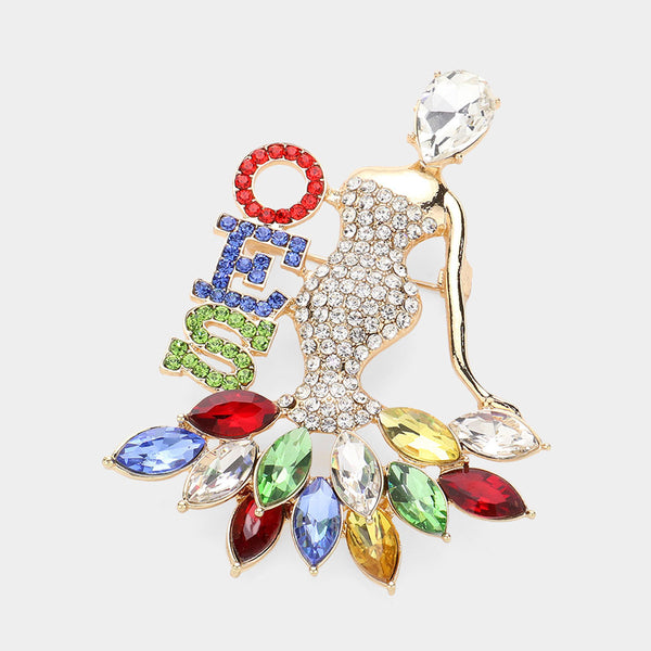 Lady Brooch