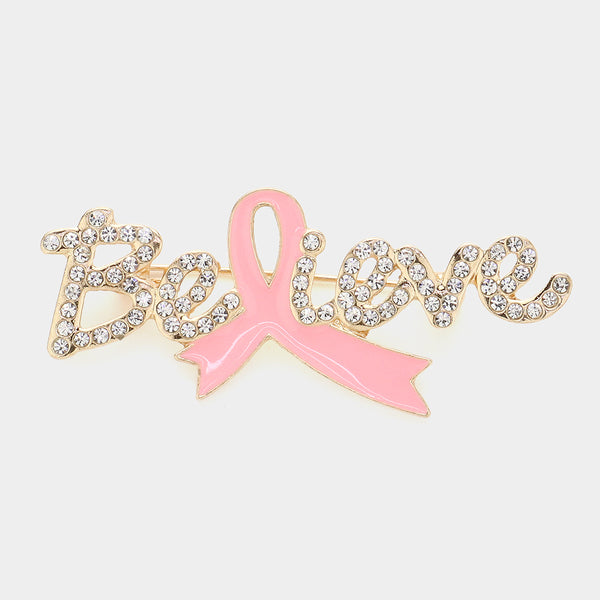Faith Pink Brooch