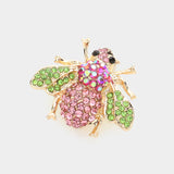 Bee Time Jeweled Brooch