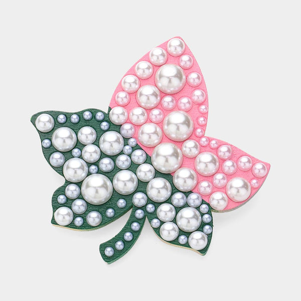 Ivy Pearl Brooch