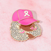 October Pink Brooches