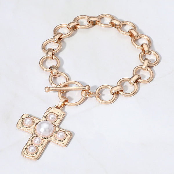 Cross Lock Bracelet