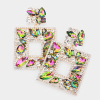 Glam Square Earrings