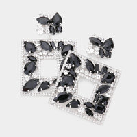 Glam Square Earrings