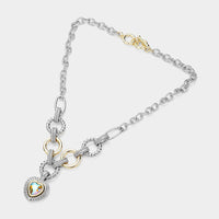 Toggle Heart Necklace