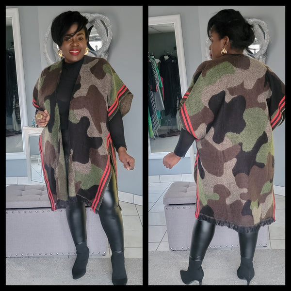 Quarter Camo Life Kimono