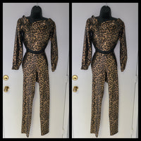 Leopard Faux Leather Set