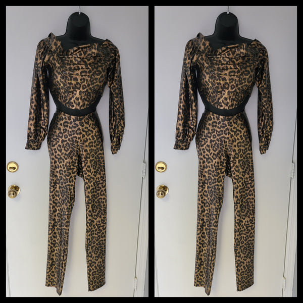 Leopard Faux Leather Set