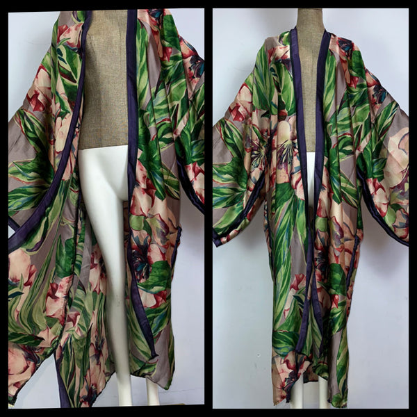 Florals in Garden Kimono