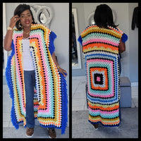 Crochet Fringe Kimono