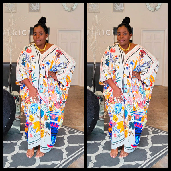 Mimi Floral Kaftan
