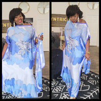 Blue Pearl Kaftan Kimono