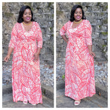 Tomato Leaf Maxi Dress