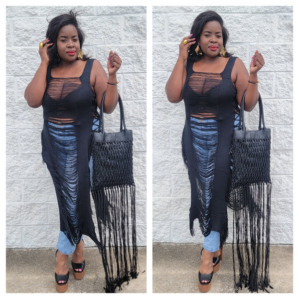 Neffie Fringe Top