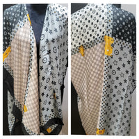 Checkered Design Kimono