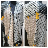 Checkered Design Kimono