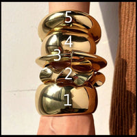 Gold Stacked Statement Set