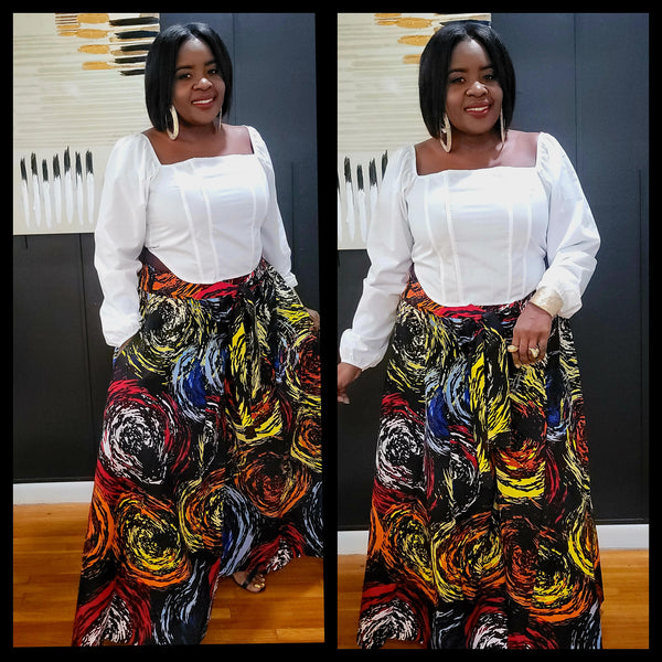 Gerun Abstract Pants