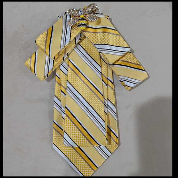 Honey Bee Tie Brooch