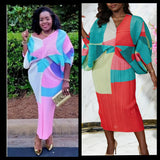 Pastel Abstract Dress