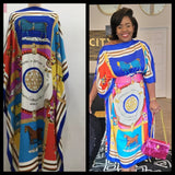 Blue Delight Kaftan