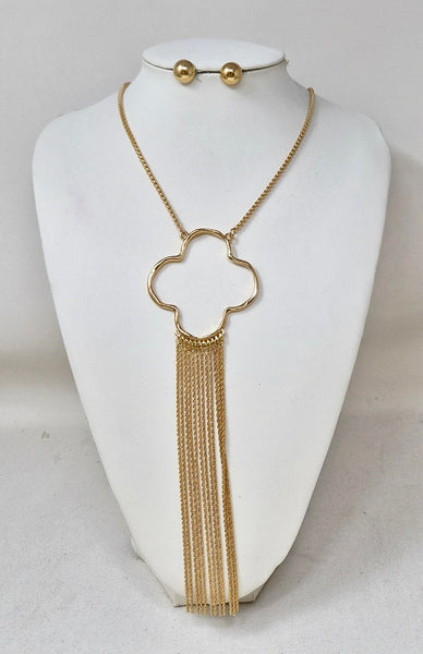 Clover Drop Necklace