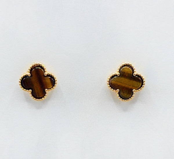 Tigers Eye Studs