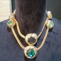 Glass Crown Necklaces