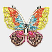 Colorful Butterfly Brooch