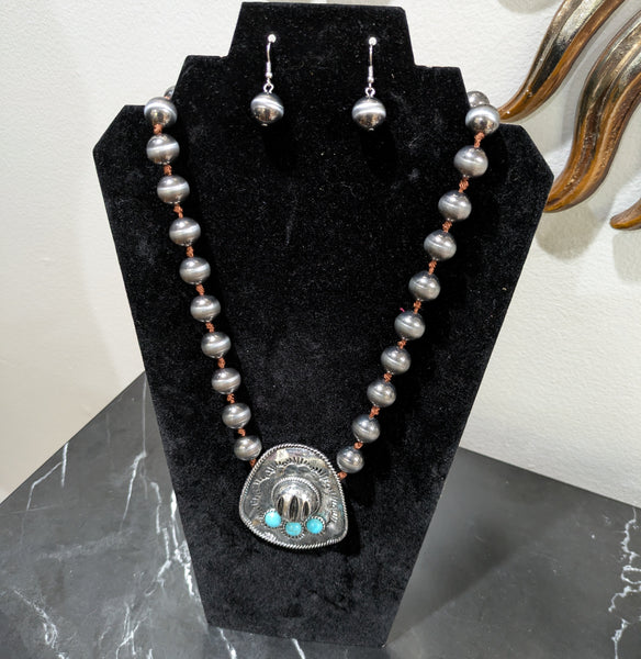 Cowgirl Necklace Set