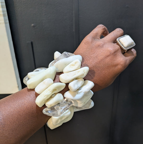 Ivory Rock Bracelets