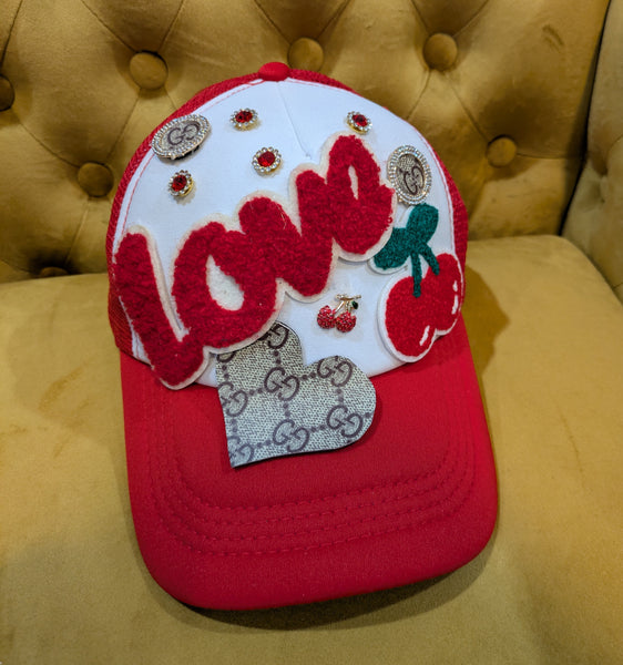 Red Love Junkie Cap