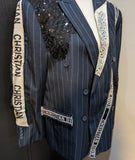 Dina Pinstripe Blazer