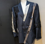 Dina Pinstripe Blazer