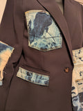 Goylie Denim Patch Blazer