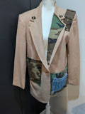 Tan in Camo Blazer