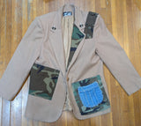 Tan in Camo Blazer
